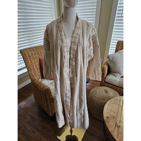 Ollari Anthropologie Renee Duster Cardigan Women's S Bohemian Kimono - Picture 1 of 12